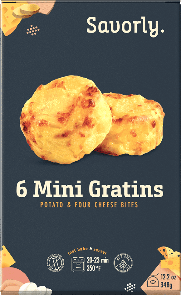 Mini Gratins Potato & Cheese
